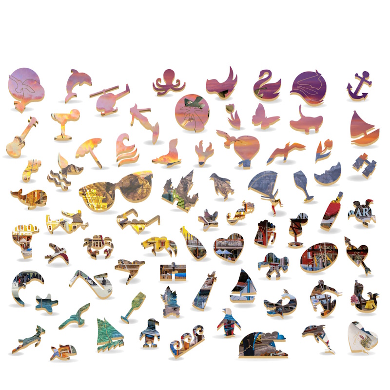 Cape Town Laser Crafted Widget Puzzle (450 pieces)