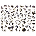 Zebra Laser Crafted Widget Puzzle (450 pieces)