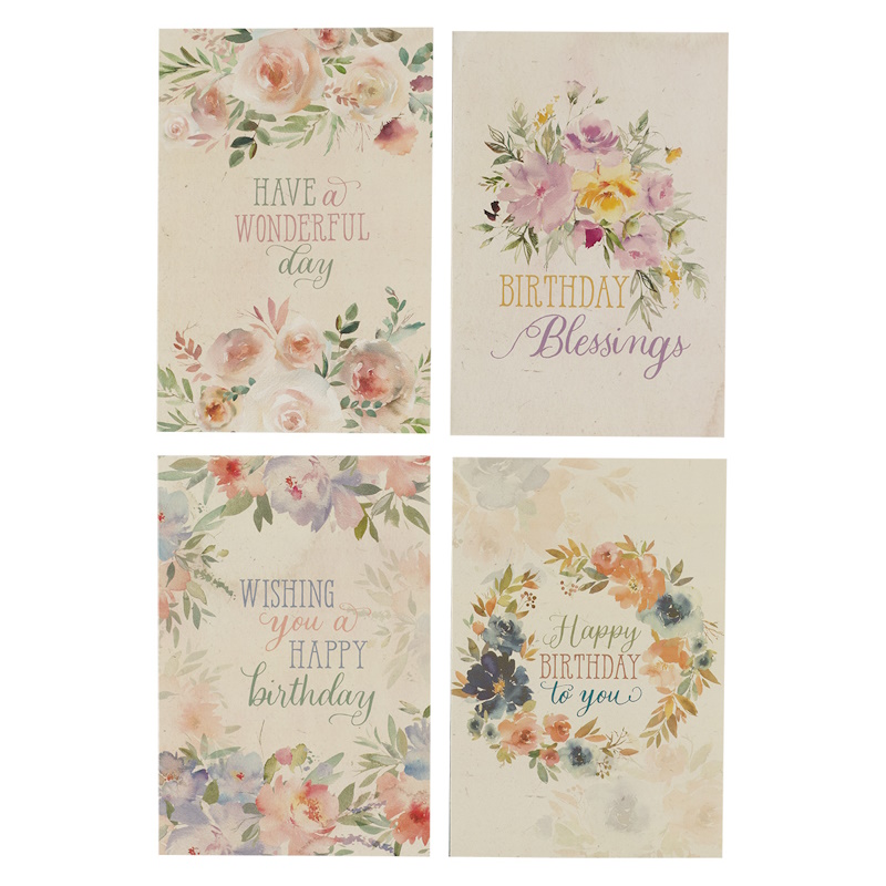 Birthday Greeting Card Set with Envelopes A6 (12)