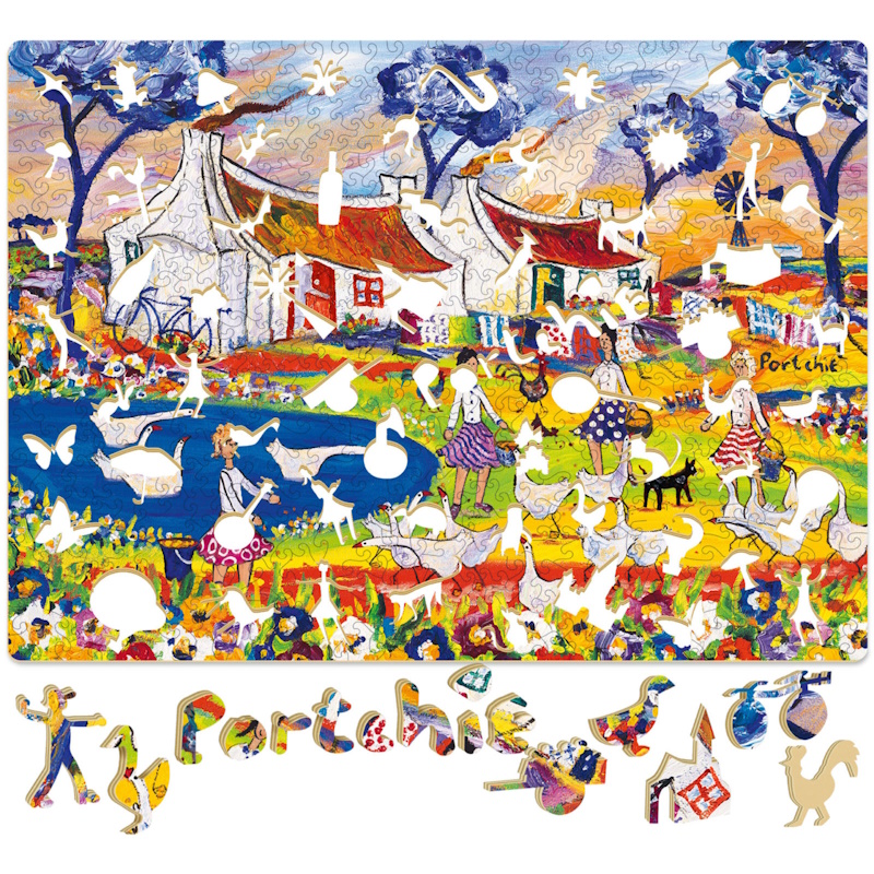 On the Farm Portchie Laser Craftes Widget Puzzle (501 pieces)