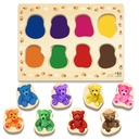 Colour Match Bears Chunky Puzzle (8 piece)