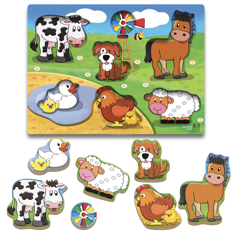 Farm Chunky Puzzle (8 piece)