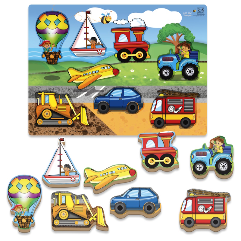 Transport Chunky Puzzle (8 piece)