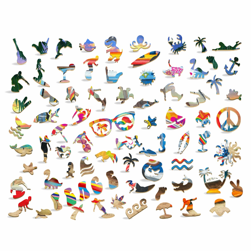 Beach Break Laser Craftes Widget Puzzle (402 pieces)