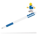 Lego Iconic Gel Pen with Minifigure (blue)