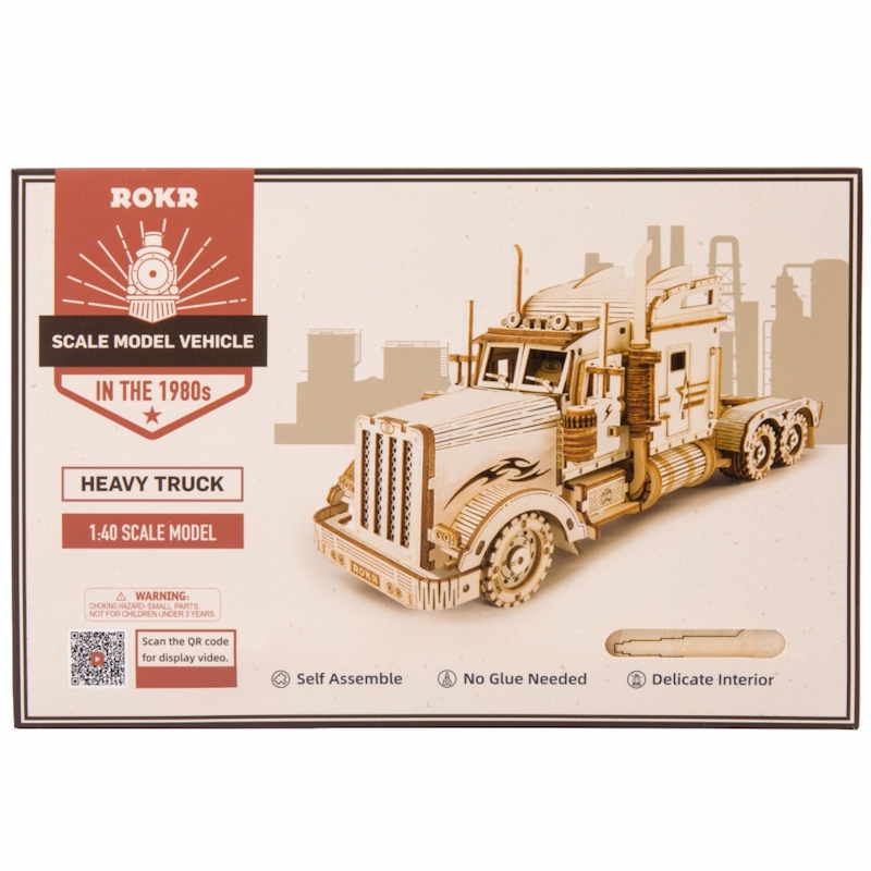 Robotime Heavy Truck Scale Model (1:40 scale)