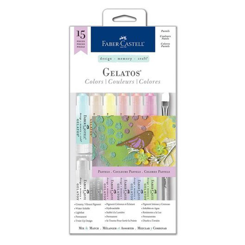 Faber-Castell Mix & Match Gelatos Pastels (15 piece)