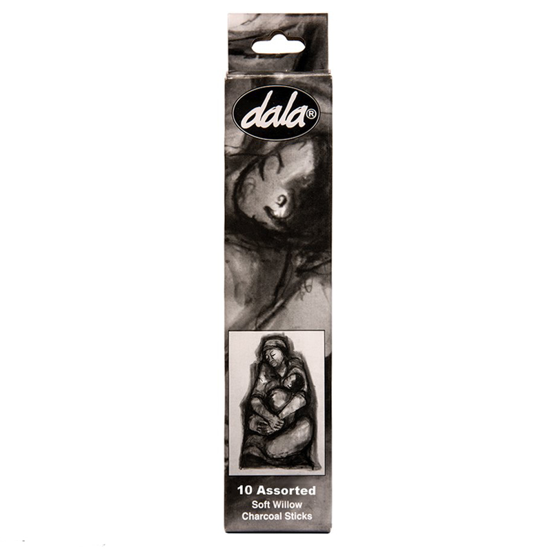 Dala Soft Willow Charcoal Sticks (10 assorted)