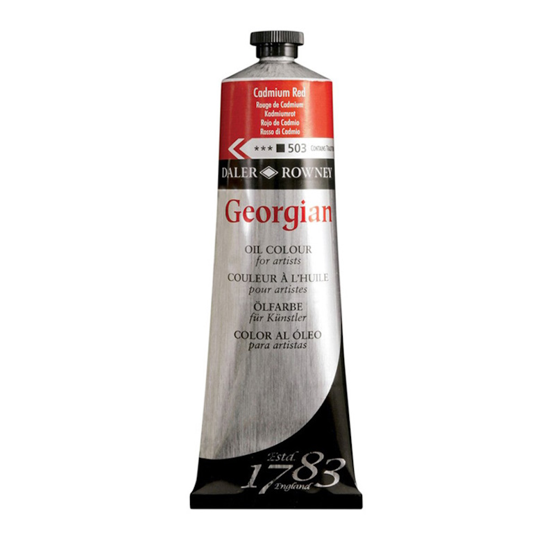 Daler Rowney Georgian Oil Paint 38ml (cadmium red)