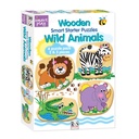 Wild Animals Smart Starter Wooden Puzzle (2 & 3 pieces)