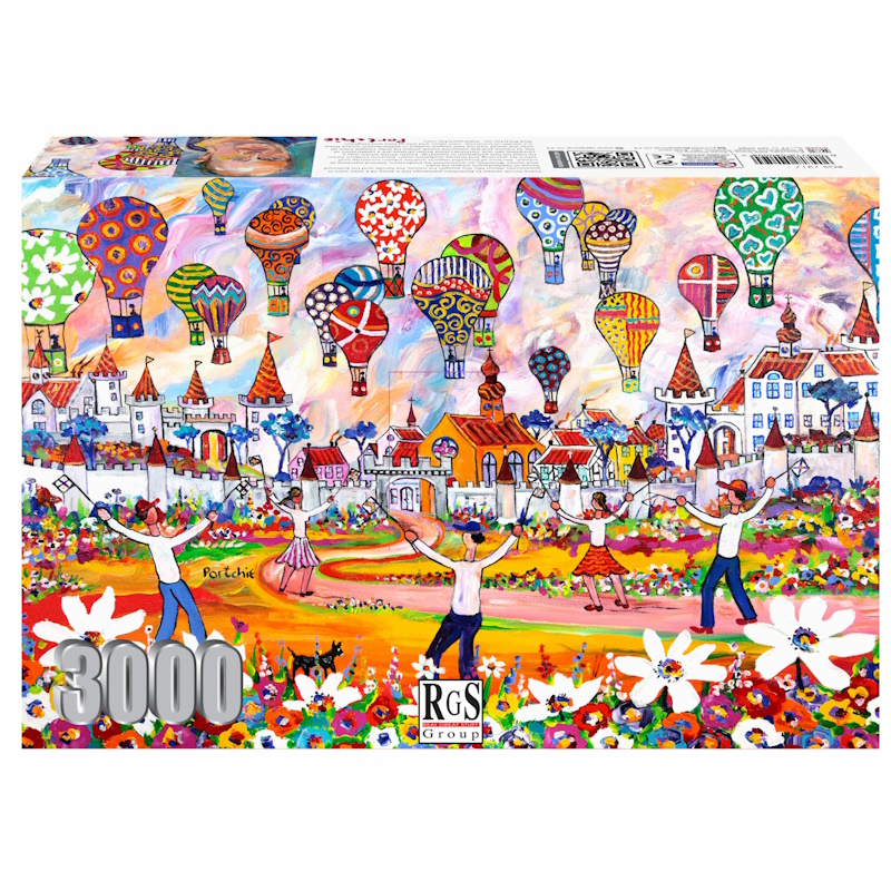 Balloons by Portchie Cardboard Puzzle (3000 pieces)