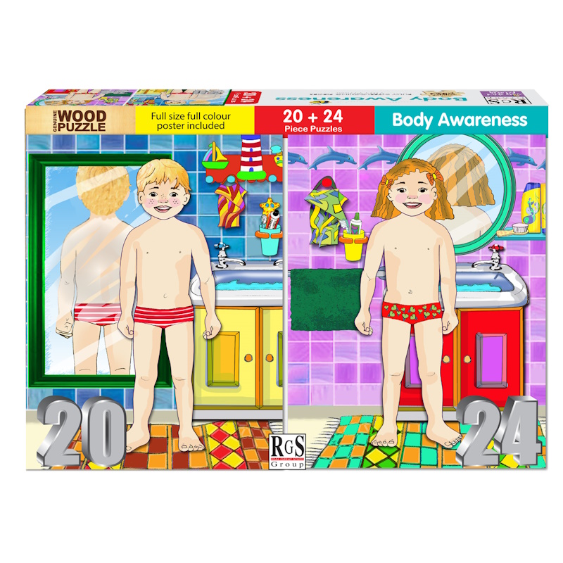Body Awareness Wooden Puzzle (20 & 24 pieces)
