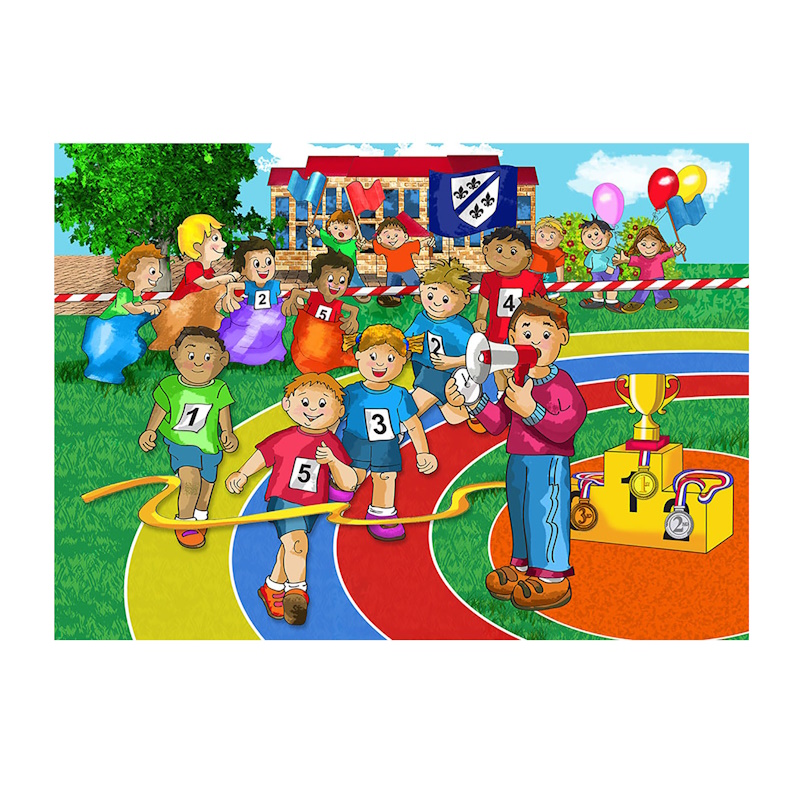 Sports Day Wooden Puzzle (48 pieces)