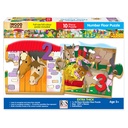 Number Floor Wooden Puzzle (10 pieces)