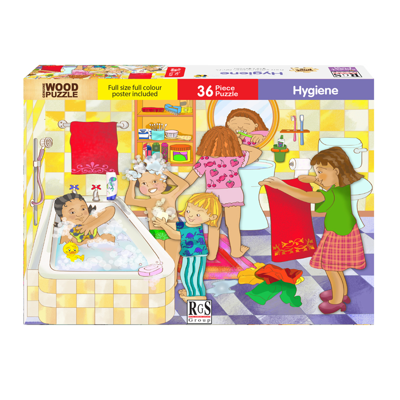 Hygiene Wooden Puzzle (36 pieces)