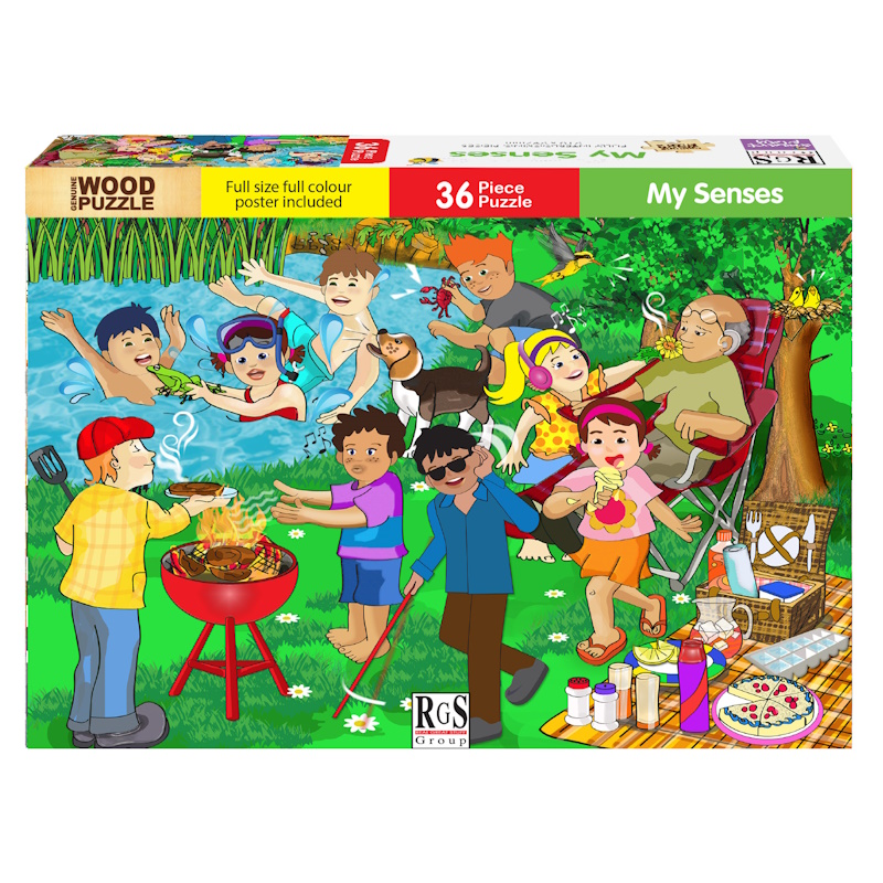 My Senses Wooden Puzzle (36 pieces)