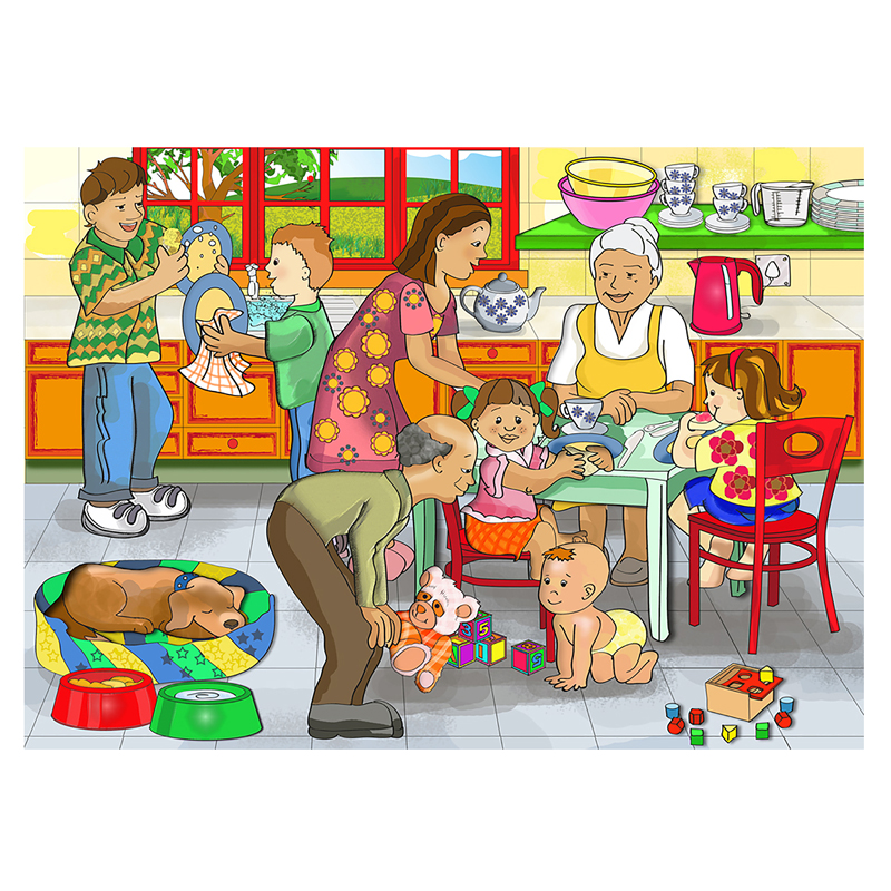 My Family Wooden Puzzle (24 pieces)