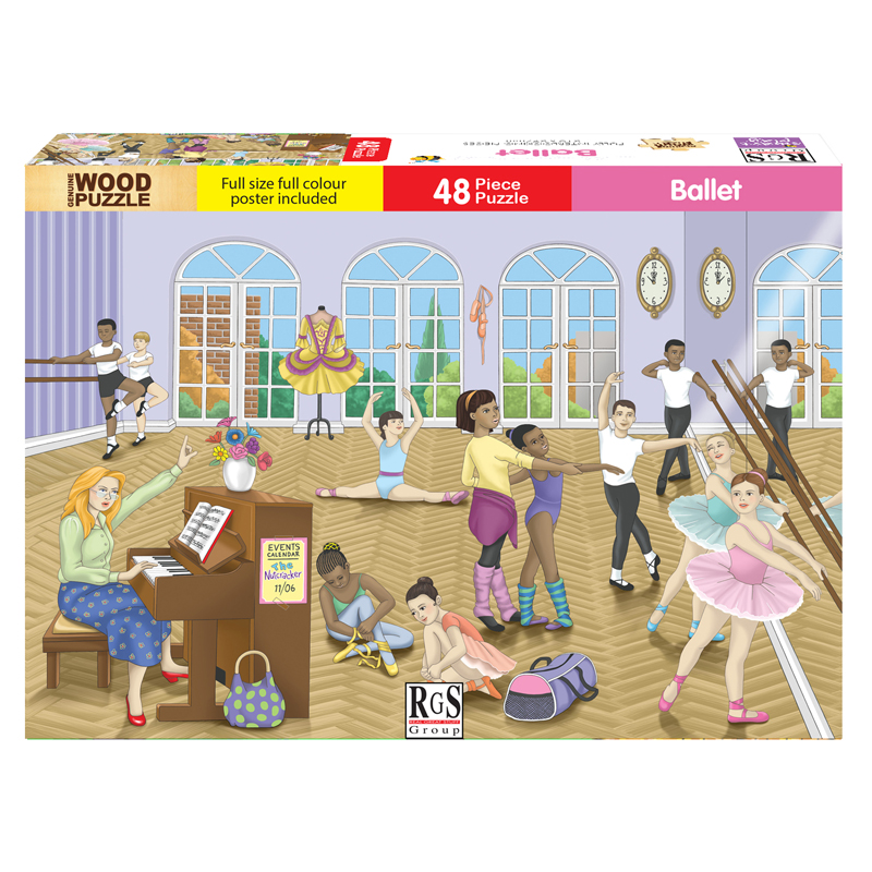 Ballet Wooden Puzzle (48 pieces)