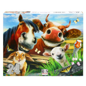Funny Farm Cardboard Puzzle (24 pieces)