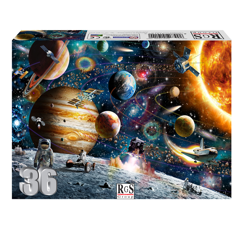 Space Odyssey Cardboard Puzzle (36 pieces)