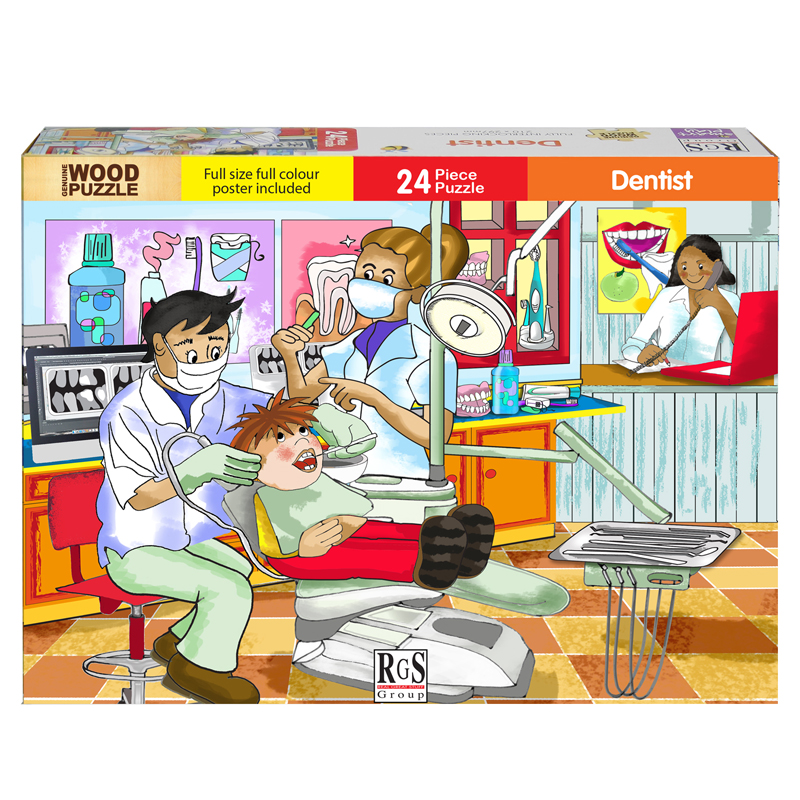 Dentist Wooden Puzzle (24 pieces)