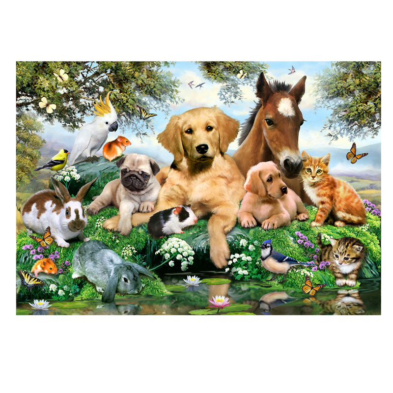 Summer Pals Cardboard Puzzle (80 pieces)