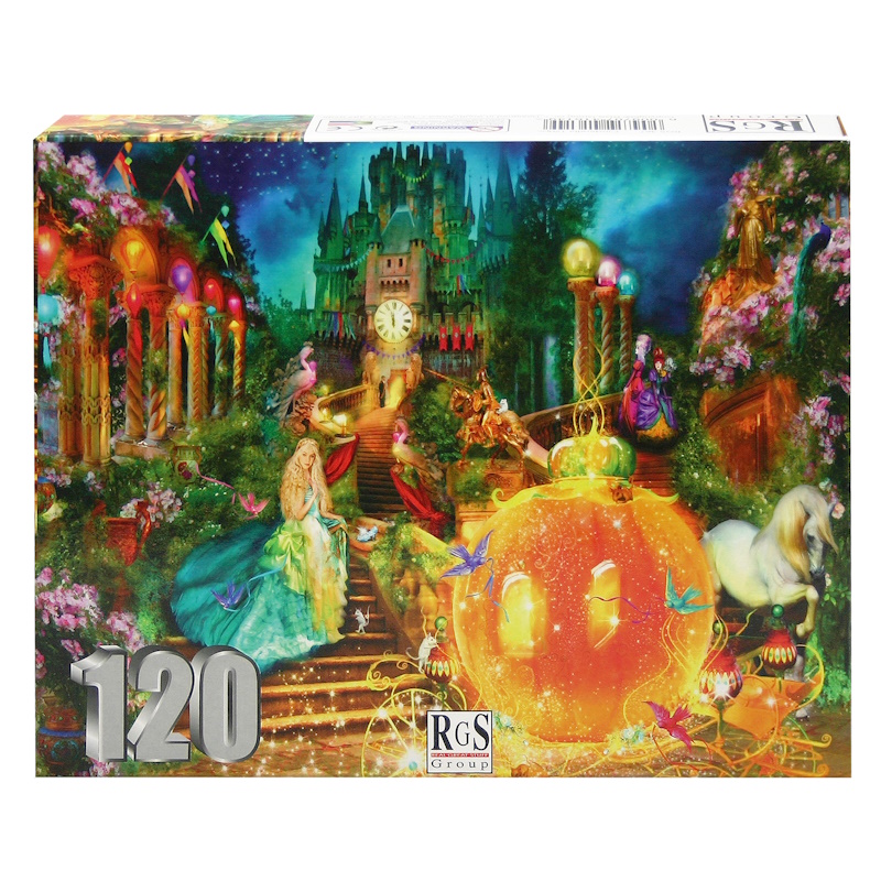 Cinderella Cardboard Puzzle (120 pieces)