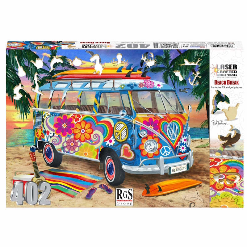 Beach Break Laser Craftes Widget Puzzle (402 pieces)