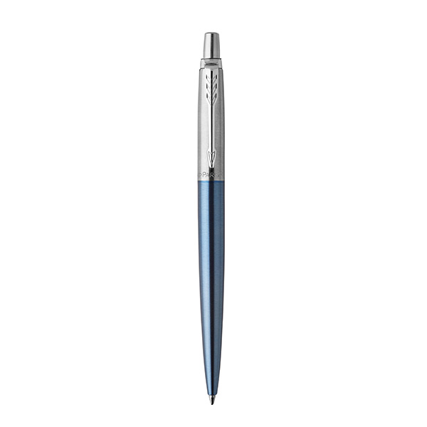 Parker Jotter Ball Pen Gift Box Medium Nib Blue (waterloo blue)