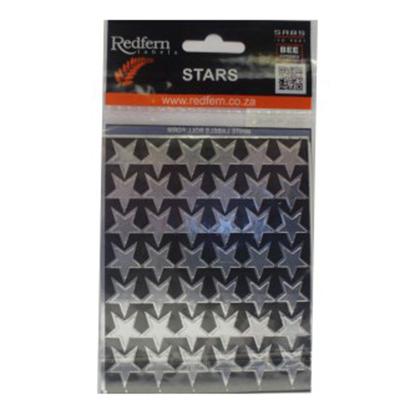 Redfern Reward Stickers Silver Stars