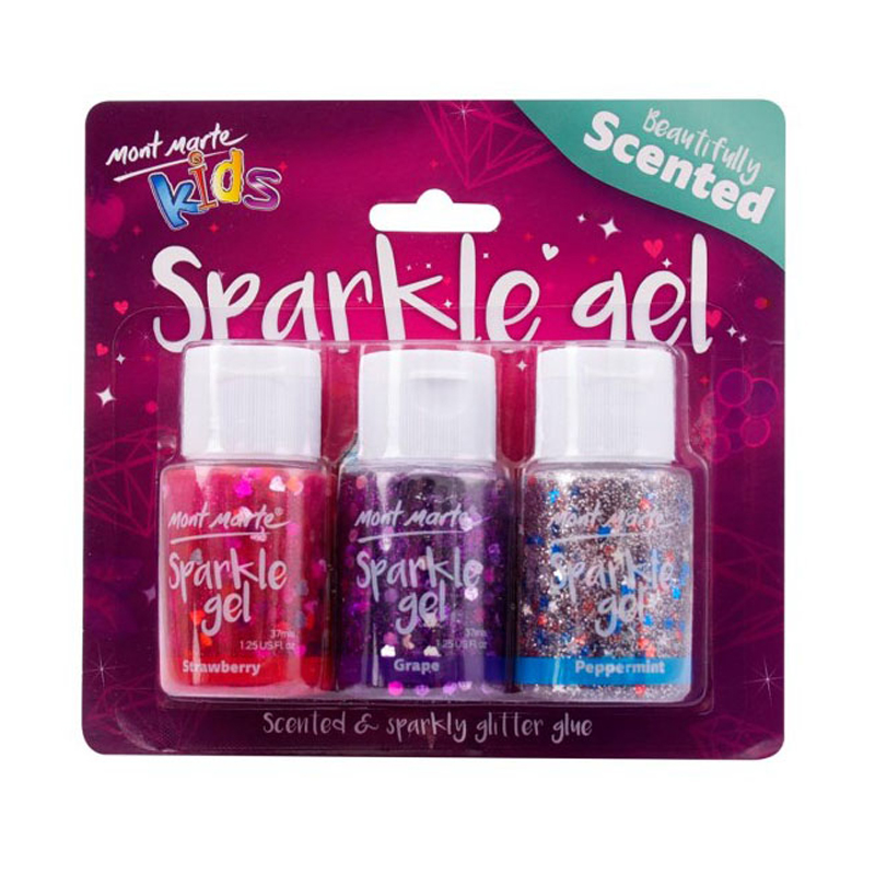 Mont Marte Scented Sparkle Gel Set (3 x 37ml)