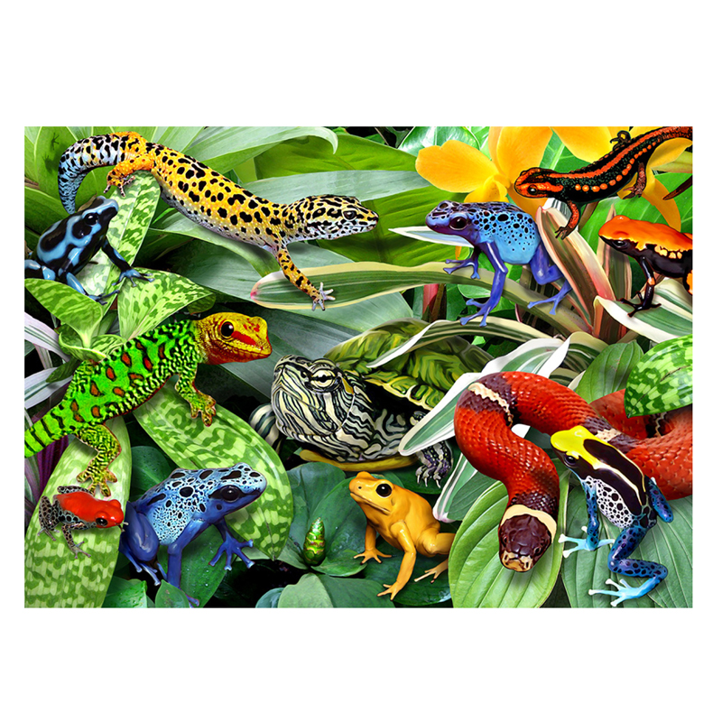 Reptiles Wooden Puzzle (50 pieces)