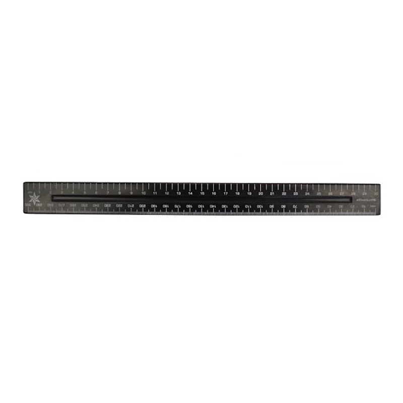 Nexx Tender Ruler 30cm (black)