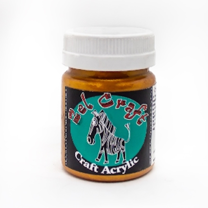 Zel Craft Acrylic Paint 60ml (bronze)