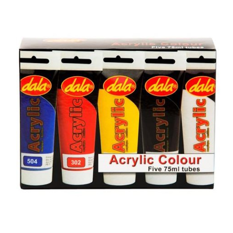 Dala Acrylic Paint Kit (5 x 75ml)