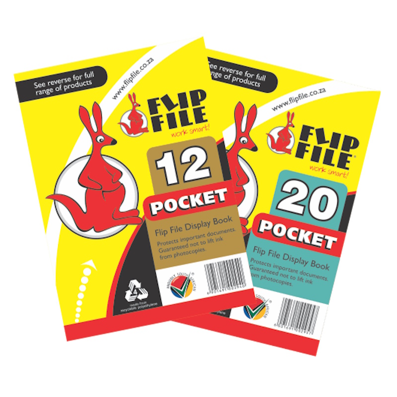 Kangaroo Flip File Display Book A5