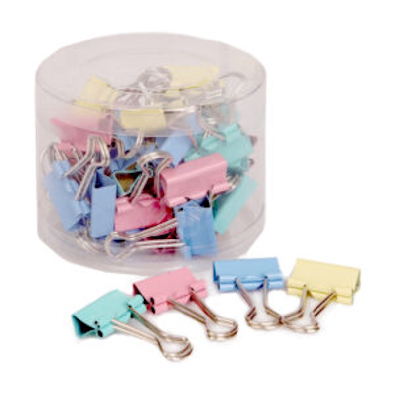 Kenzel Foldback Clips 19mm (pastel) (40)