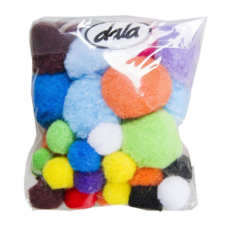Dala Pom Pom Assorted 20-40mm (36)