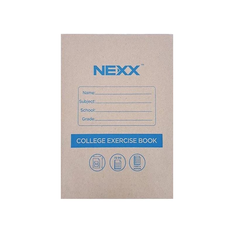 College Exercise Book FM A4 (72 page)