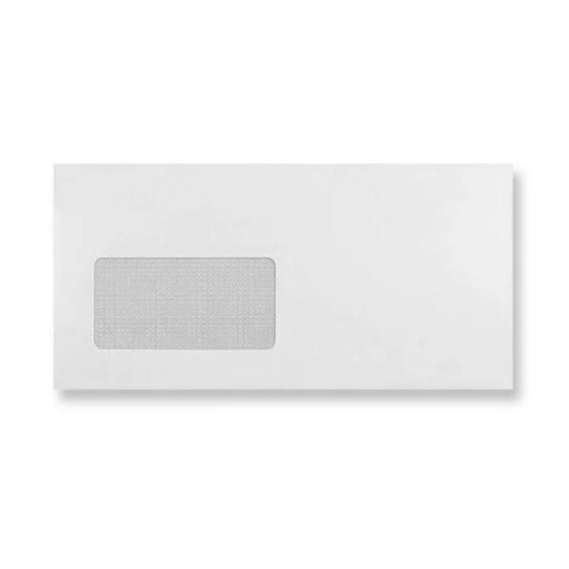 KwikSeal DL White Window Envelopes 110 x 220 (500)