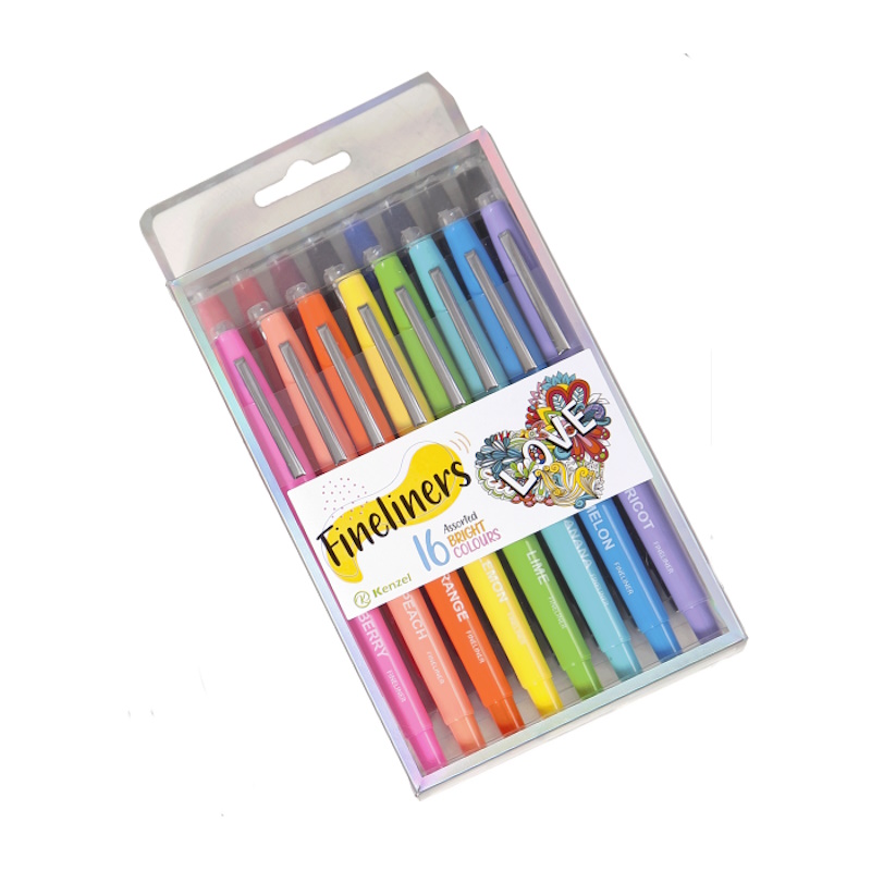 Kenzel Fineliner Bright Colours (16)