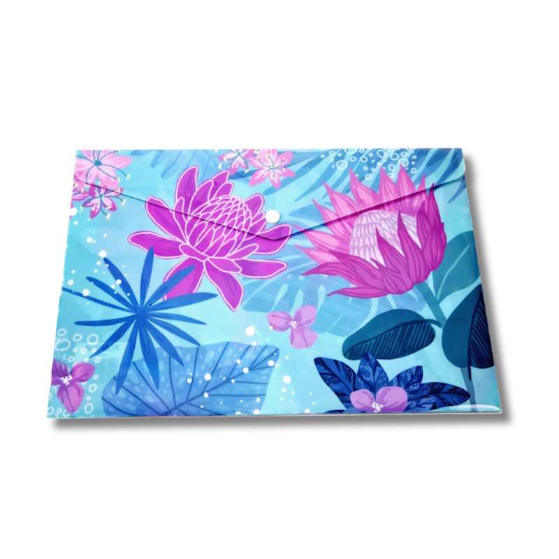 Kenzel Button Envelope A4 (CF2304) (wild proteas)