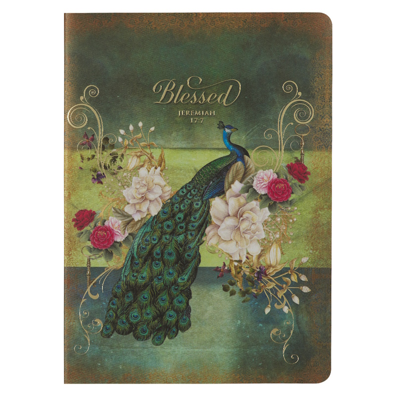 Peacock Blessed Notebook (NB039)
