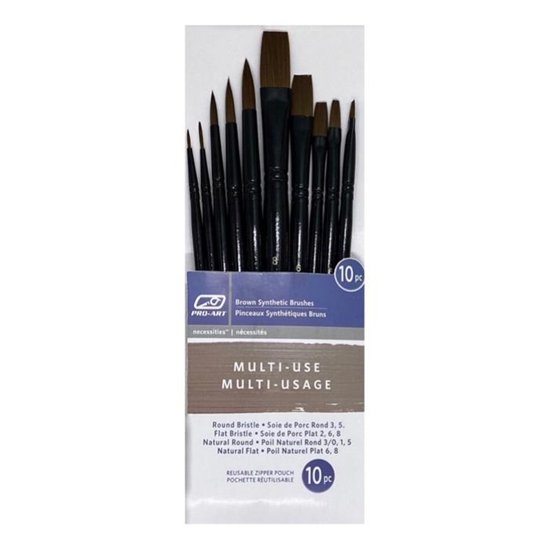 Pro-Art Multi Use Brush Set (10)