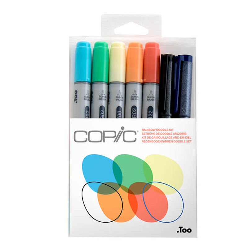 Copic Ciao Rainbow Doodle Kit (7)