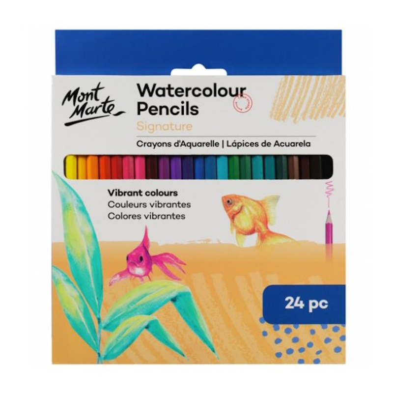 Mont Marte Signature Watercolour Pencils (24)