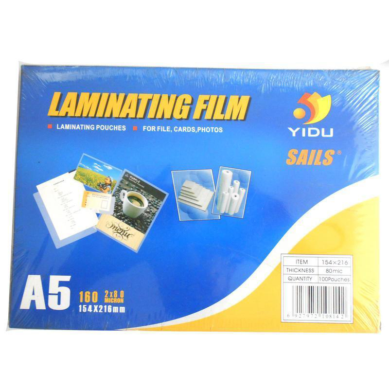 Yidu Laminating Pouch A5 160mic (100)