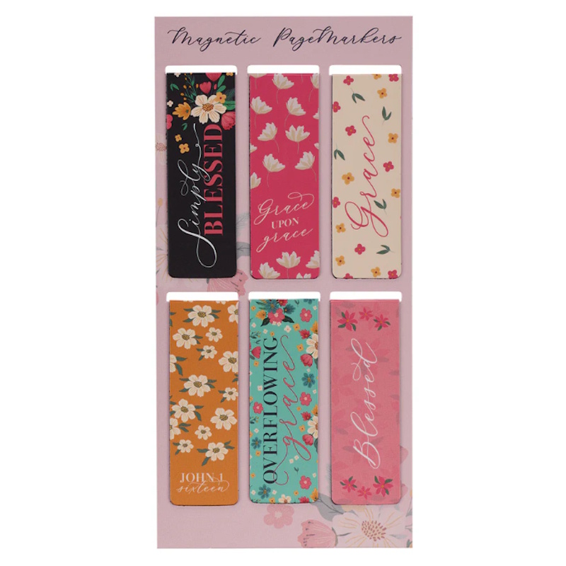 Grace Magnetic Page Marker (6) (MGB074)