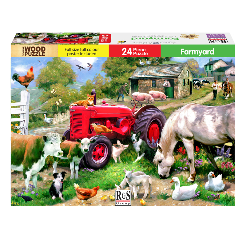 Farmyard Wooden Puzzle (24 pieces)