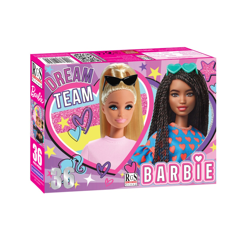 Barbie Dream Team Cardboard Puzzle (36 piece)